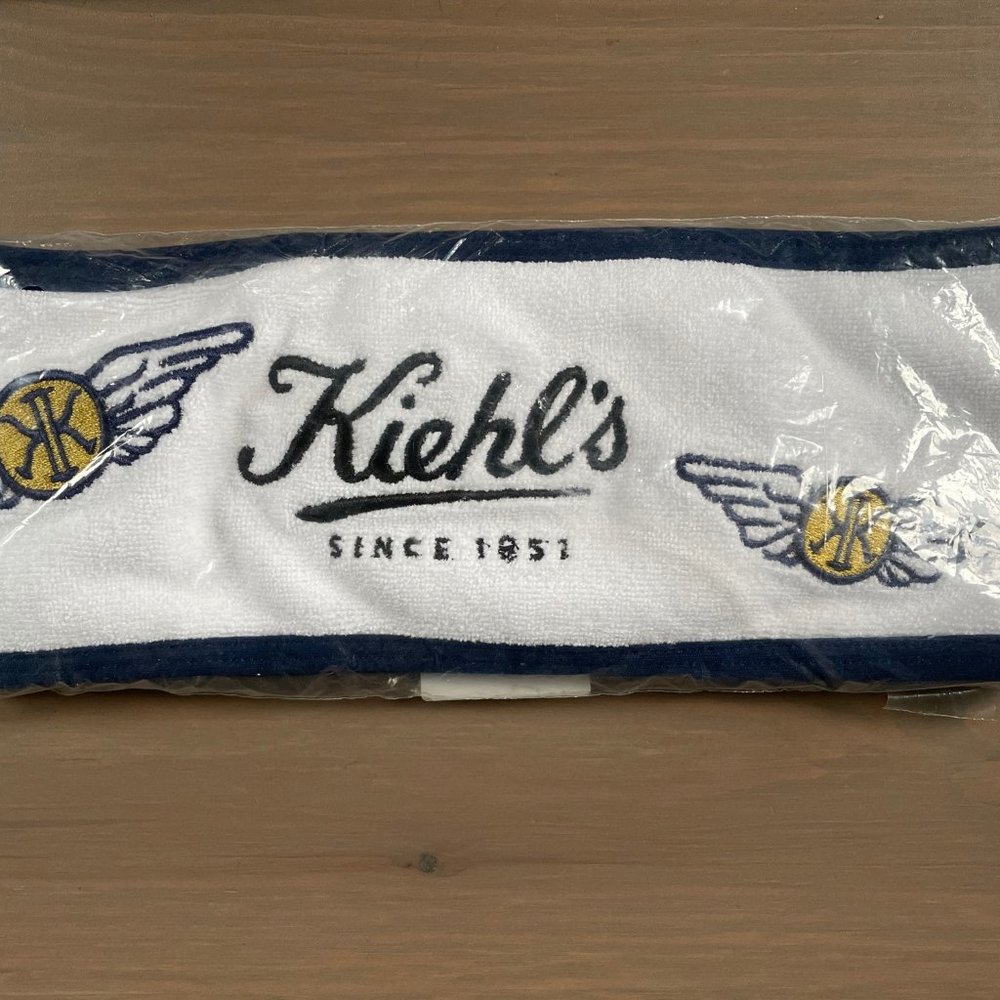 Kiehl's White and Blue Headband